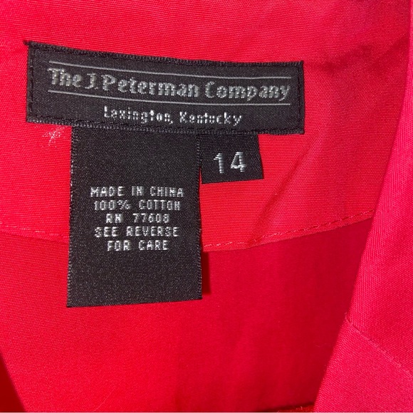 The J Peterman Company Button-Up Midi Dress 1947 - Picture 3 of 9